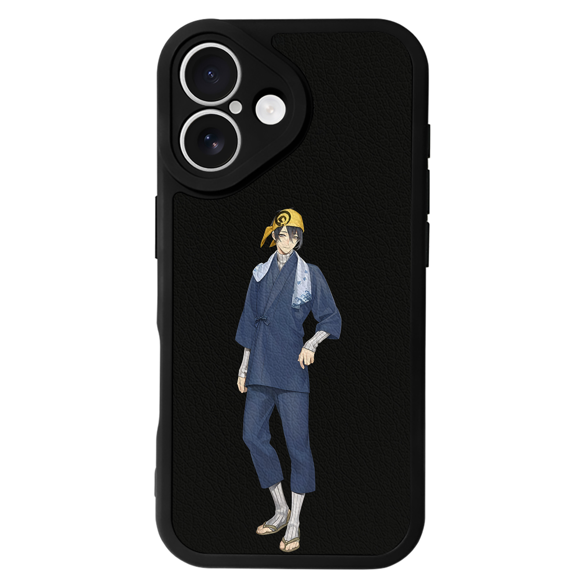 （画像用） 刀剣乱舞 Touken Ranbu 【iPhone 16シリーズ対応】シリコンスマホケース（レザー調） 材質：シリコン
